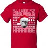 all i want for christmas is harambe shirt hoodie sweater tank top