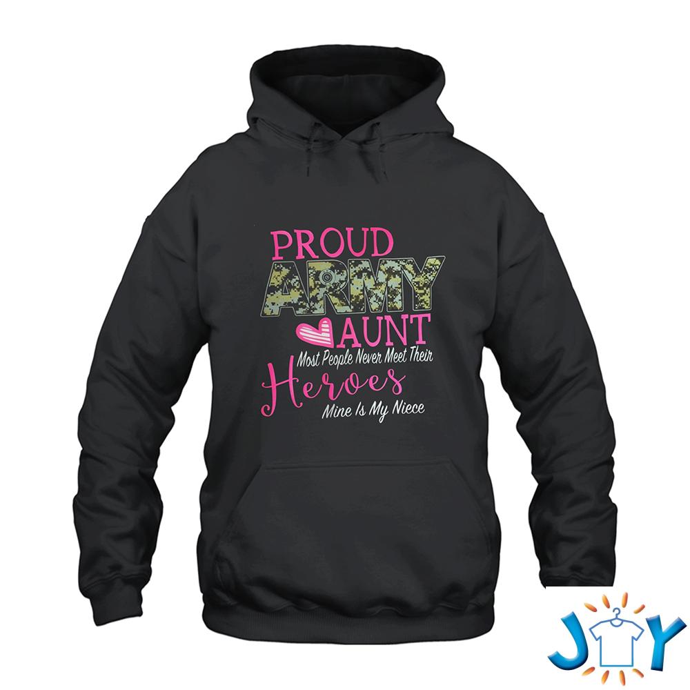 Proud Army Aunt Hoodie