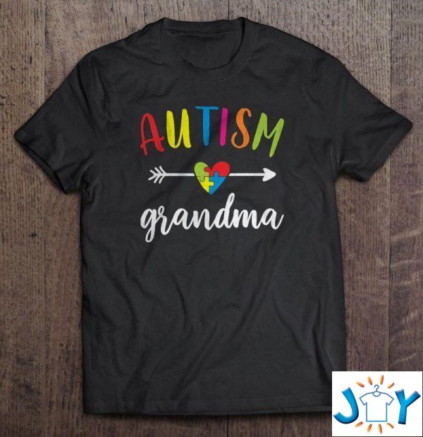 autism grandma autism awareness grandmothers shirt M