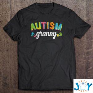 autism granny awareness im a proud granny of a warrior shirt M