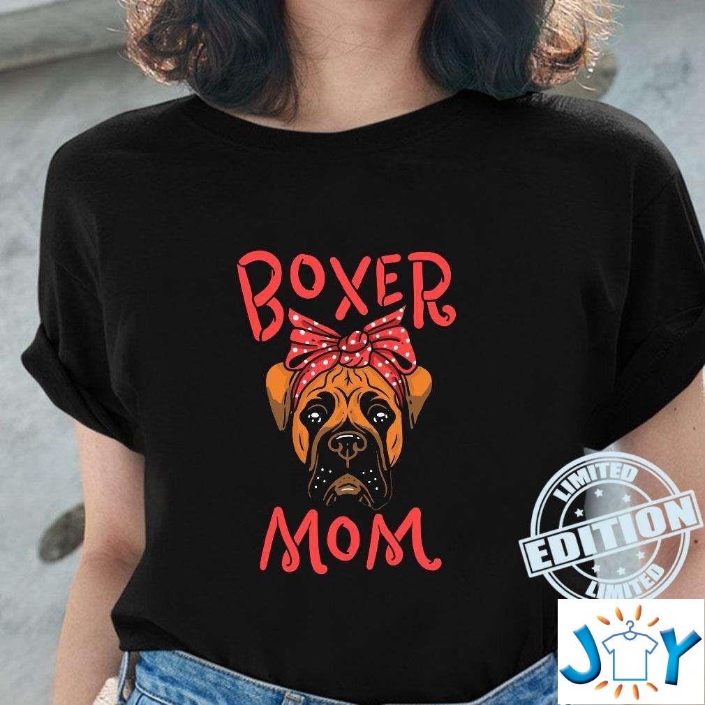 Boxer Mom Artwork For A Dog Owner T-Shirt