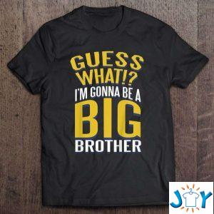 boys announcement im gonna be a big brother shirt M