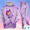 butterflies purple rose d hoodies and leggings