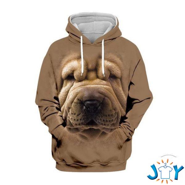 chinese shar pei d all over print hoodie