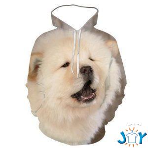 chow chow d all over print hoodie
