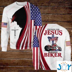 cruising for jesus blessed biker d hoodies sweatshirt hawaiian shirt
