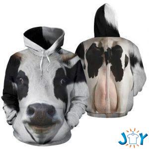 dairy cow d hoodie