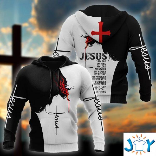 easter jesus is my god my king my lord d hoodie