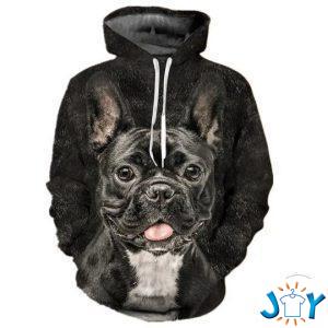 french bulldog grey d all over print hoodie
