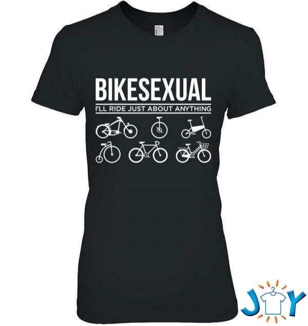 funny cycling pride bikesexual bicycle bike sexual riding t shirt M