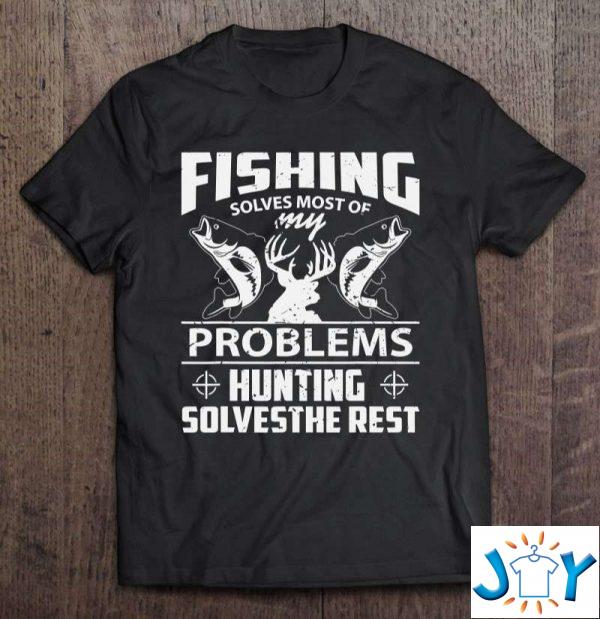 funny fishing and hunting shirt hunter t shirt M