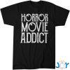 horror movie addict pumpkin shirt M