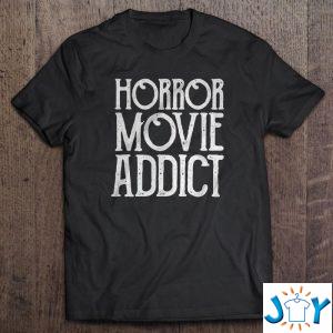 horror movie addict unisex t shirt M
