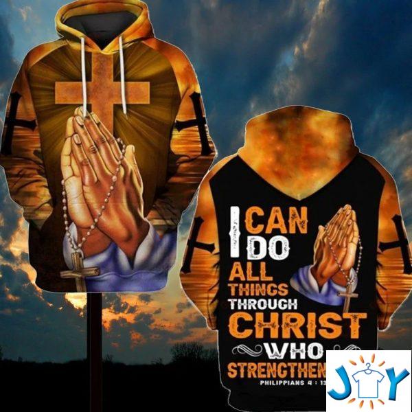 i can do all things through christ who strengthens me d hoodie