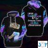 i wear teal and purple for someone i miss every single day suicide prevention awareness d hoodie