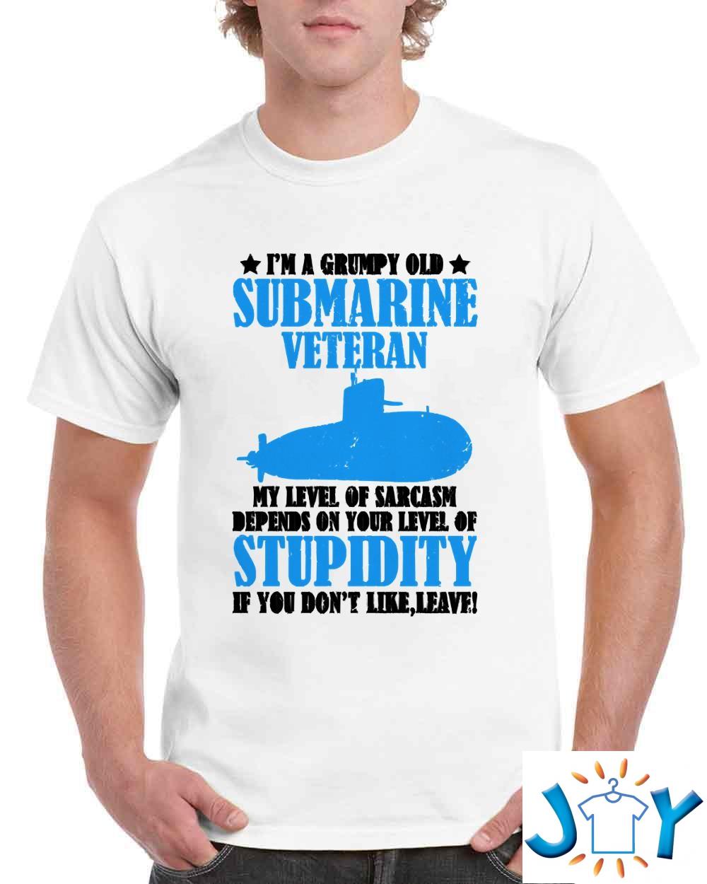 I’m A Grumpy Old Submarine Veteran Submariner Shirt