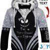 im a nightmare dressed like a daydream meaning jack skellington personalized d hoodie