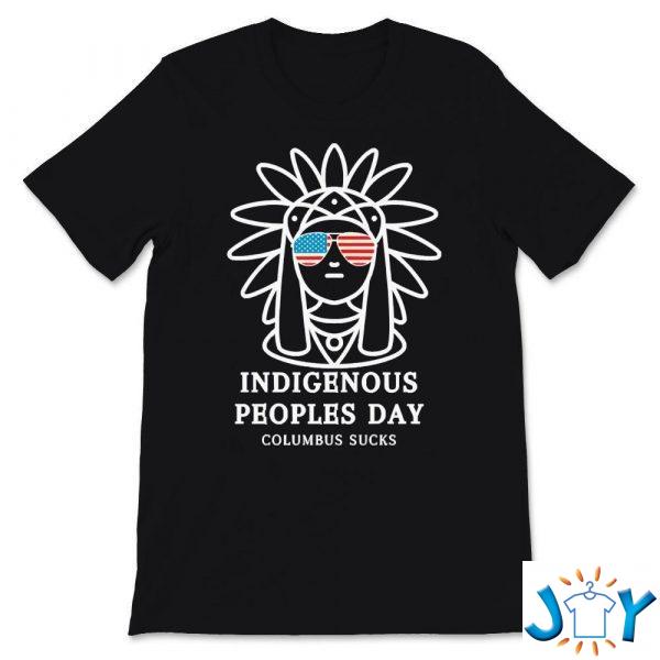 indigenous peoples day columbus sucks cool gift for men t shirt M