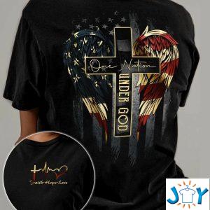 jesus one nation under god vintage american flag d t shirt hoodie