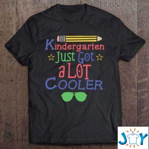 kindergarten just got a lot cooler back to school boy shirt M