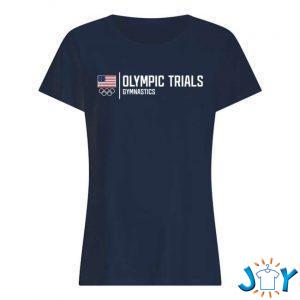 ladies navy gymnastics team olympic trials t shirt