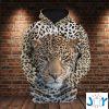 leopard d all over print hoodies