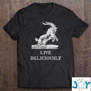 live deliciously classic unisex t shirt M
