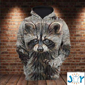 mystic raccoon d all over print hoodie