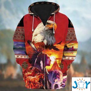 native american zip hoodie