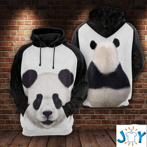 panda d all over print hoodie