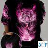 pink tiger breast cancer d all over t shirt hoodie