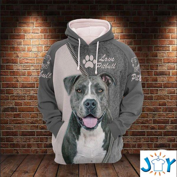 pitbull lover d all over print hoodie
