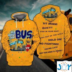 school bus driver all about that d hoodie
