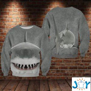 shark face d hoodies sweatshirt