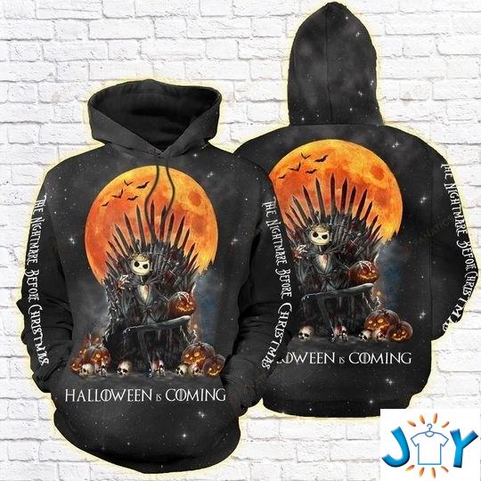 The Nightmare Before Christmas Halloween Is Coming 3D All Over Print Hoodie