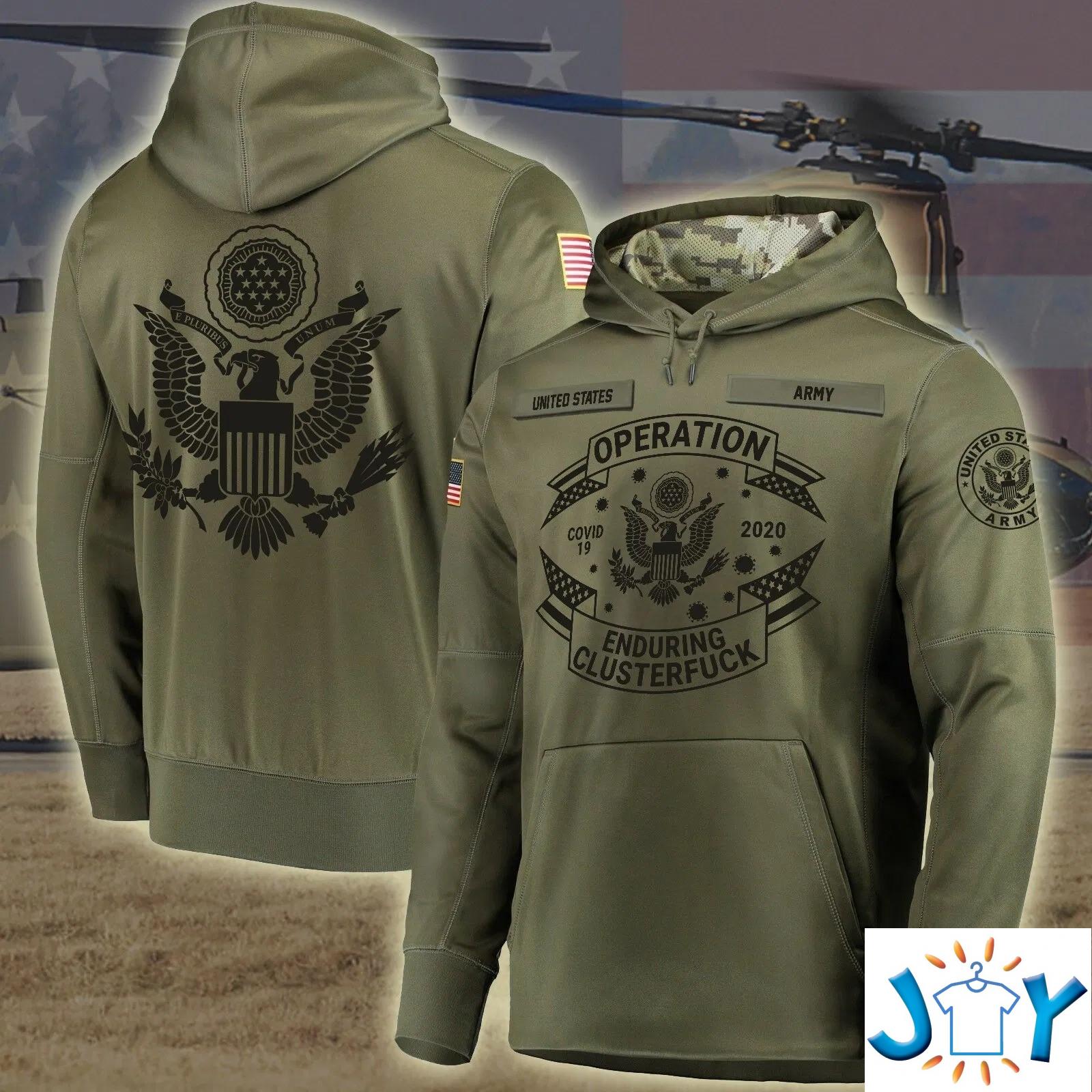 United States Army Operation Enduring Clusterfuck Personalized 3D Hoodie