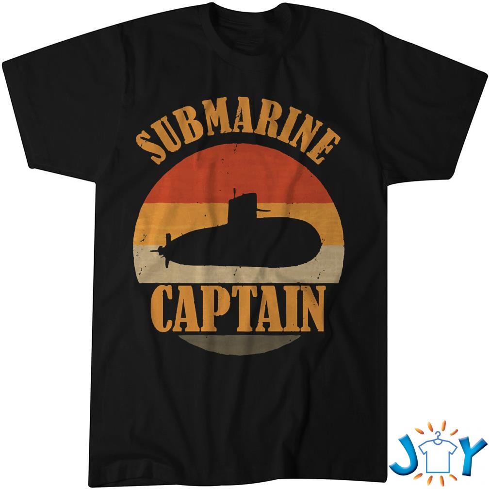 Vintage Submarine Captain Veteran Navy Submariner Shirt vintage submarine captain veteran navy submariner shirt M