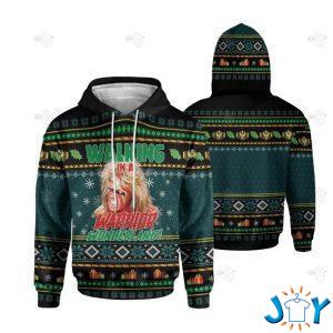 walking in a warrior wonderland christmas d hoodie