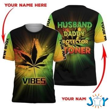 Weed Husband Daddy Protector Stoner 3D Hoodie