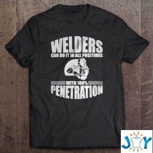 welders can do it in all positions with  penetration shirt M