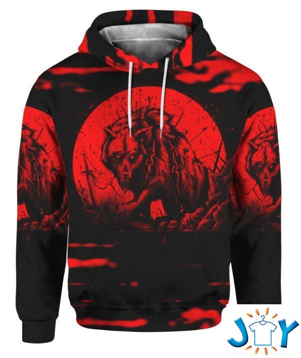 wolf im not the hero you wanted im the monster you needed d hoodie
