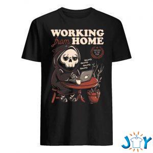 working from home hooded sweatshirt t shirt M