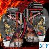 America Flag Firefighter d Hoodie