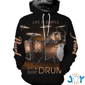 Eat Sleep Drum d Hoodie