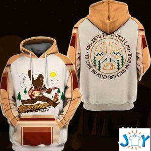 Guitar Into Forest Bigfoot D Hoodie