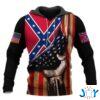 Hand Pick USA Confederate Flag 3D Hoodie