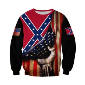 Hand Pick USA Confederate Flag 3D Sweatshirt