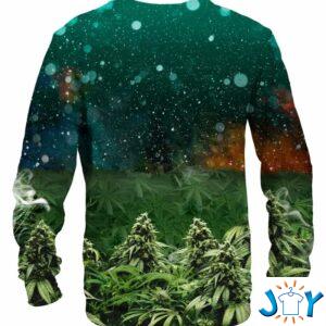 Koala Cannabis Everywhere 3D Sweatshirt - back