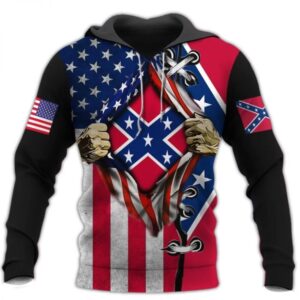 The Rebel Flag 3D Hoodie