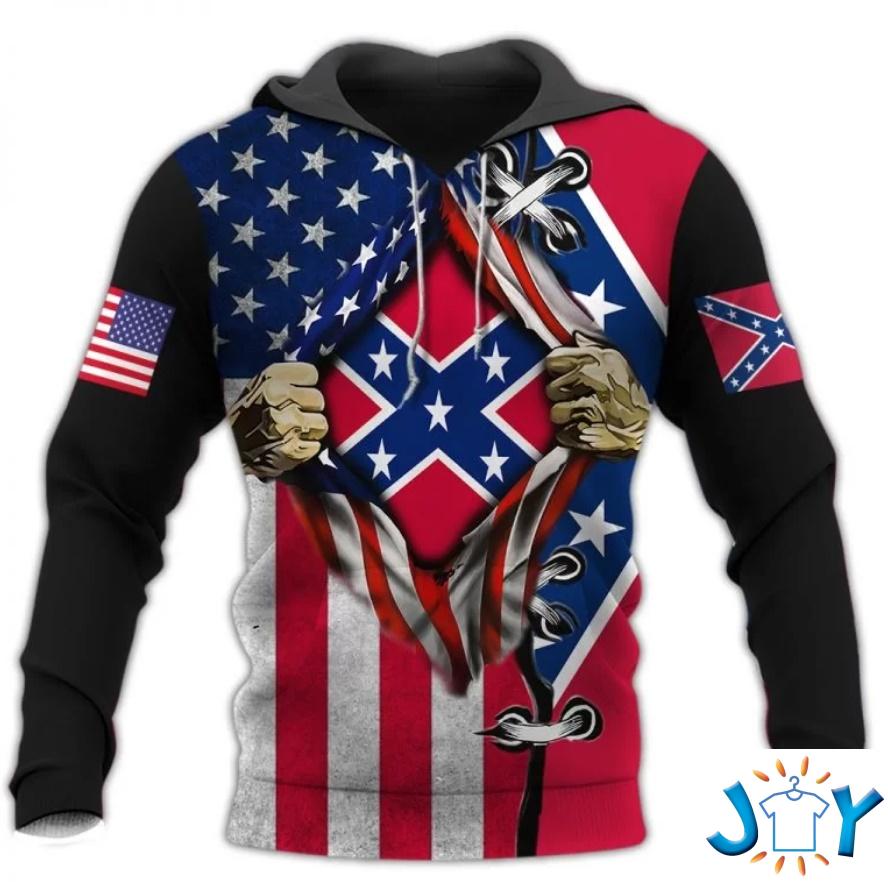 The Rebel Flag 3D Hoodie